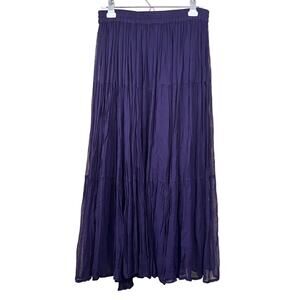 Purple maxi skirt, whimsigoth, bohemian, romantic, feminine, gypsy, festival